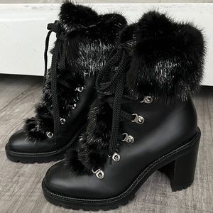 Christian Louboutin Black Fanny Boots